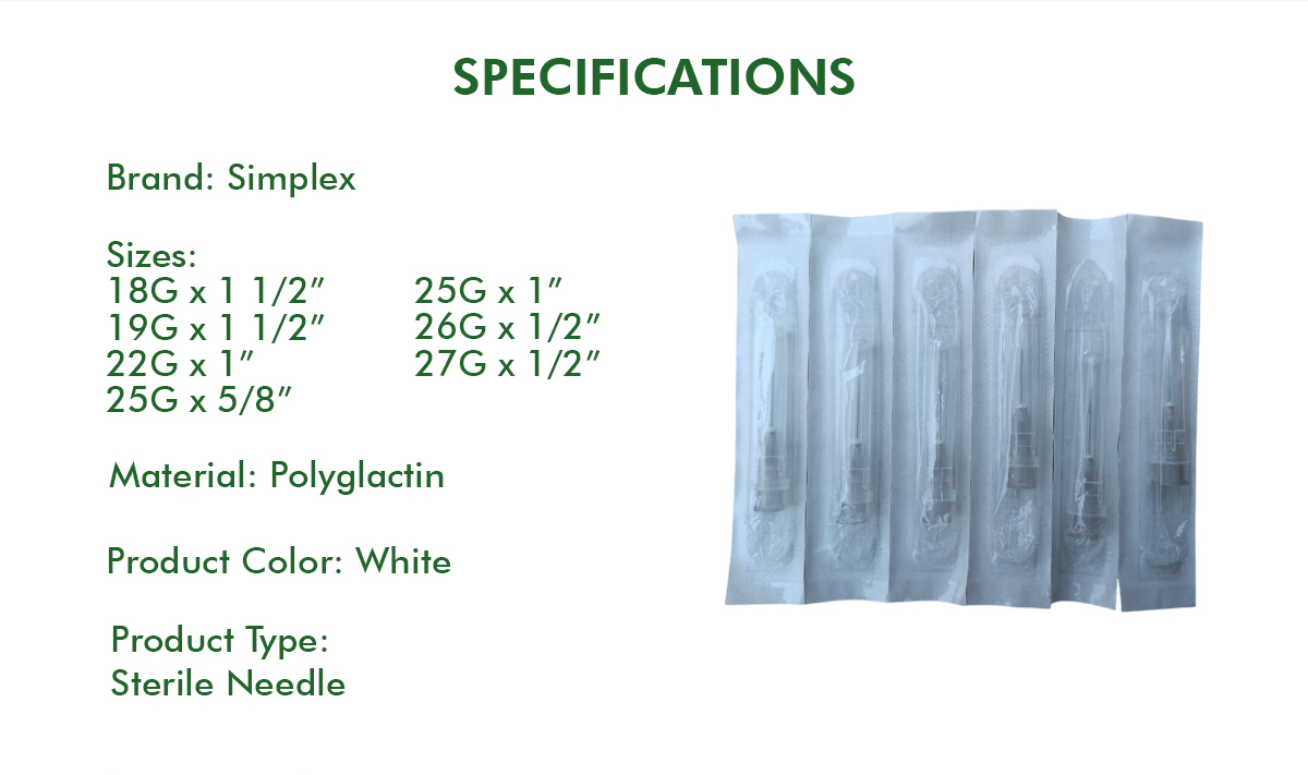 Simplex Disposable Needle (Sold by Box) | Shopee Philippines