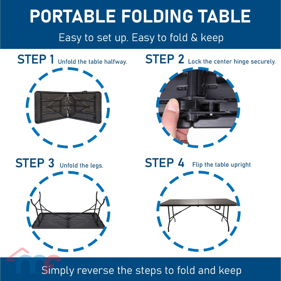 Mandaue Foam Anders Folding Table | Shopee Philippines