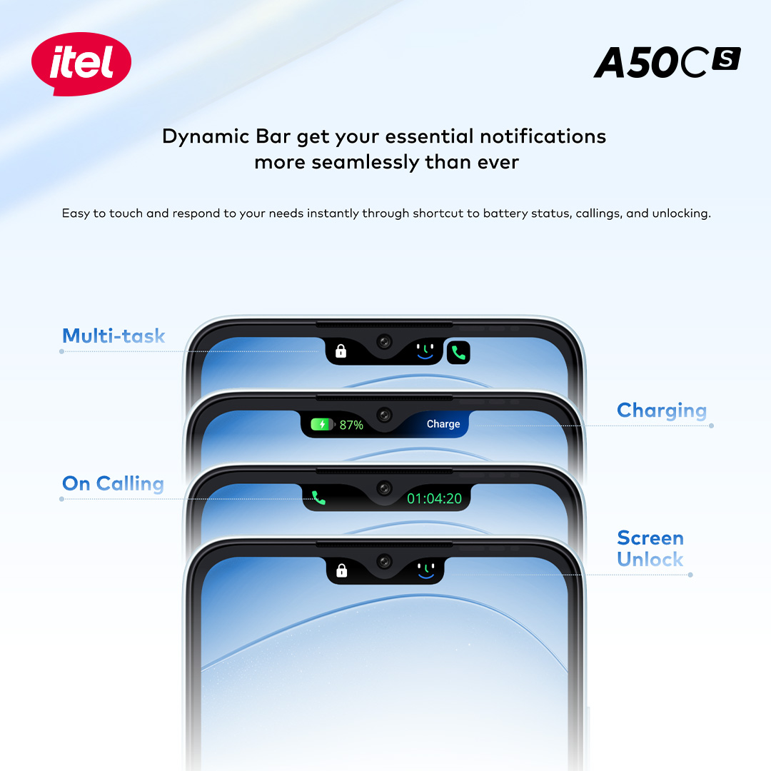 itel A50Cs RAM4GB(2+2GB)+ROM64GB 6.6
