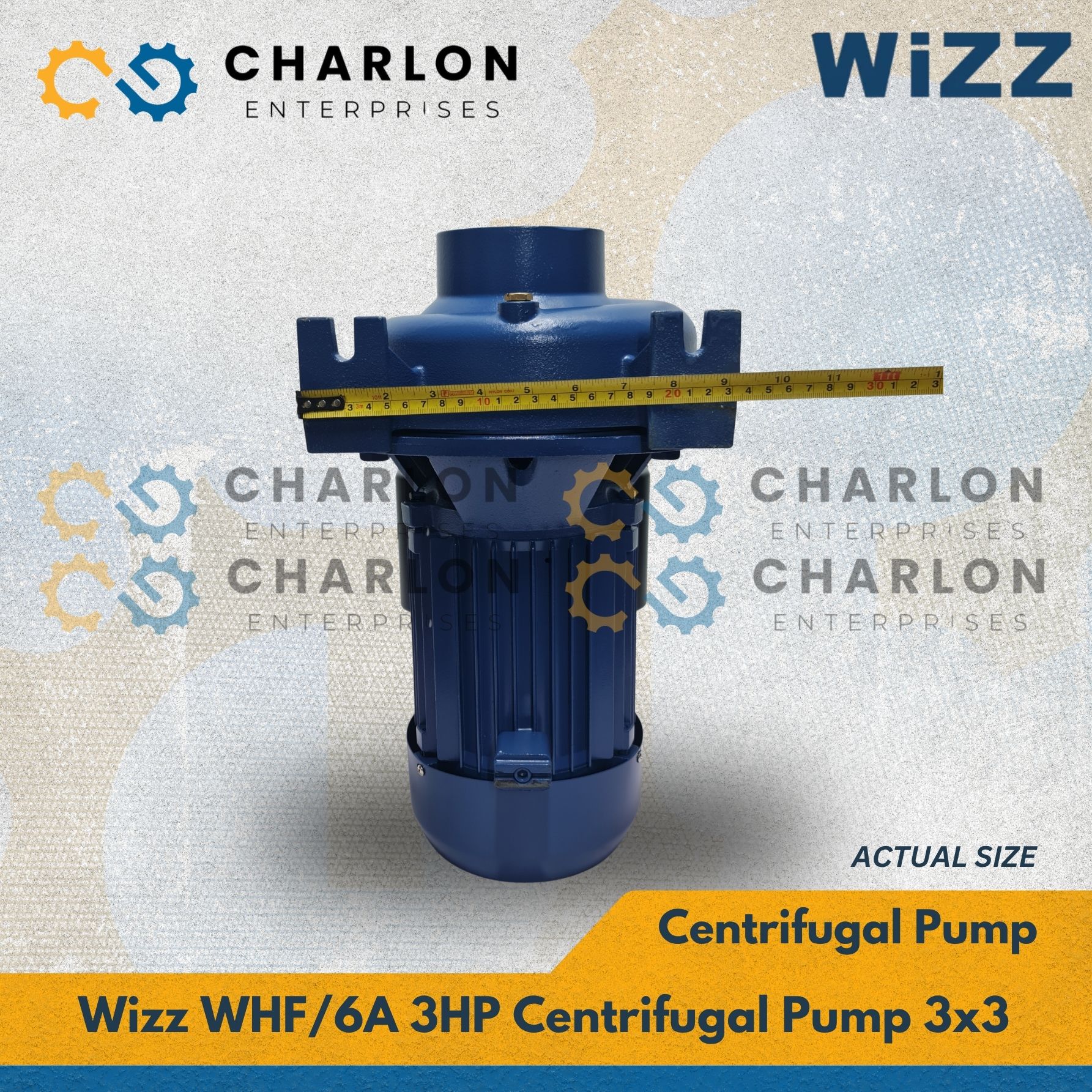 Wizz C-WZ-WHF/6A 3HP Centrifugal Pump 3x3 | Shopee Philippines