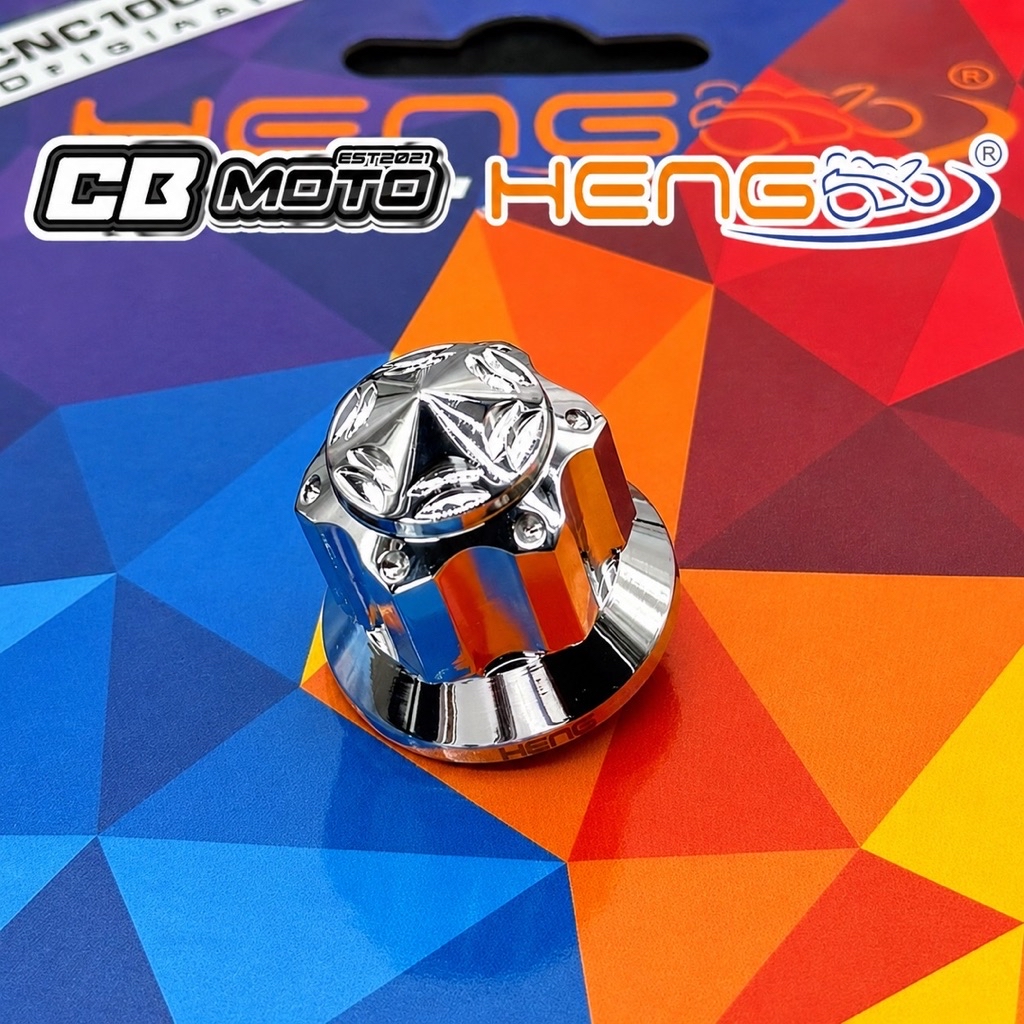 HENG / SC SIAM REAR NUT / REAR AXLE FOR OP BEAT CARB & BEAT FI CNC ...