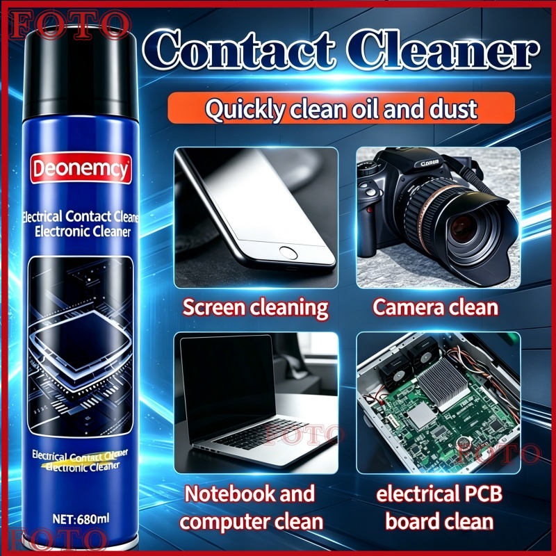 680ml Electrical Contact Cleaner Professional Fast Dry No Residue Safe ...