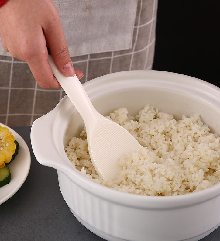 Non-stick Stand-up Rice Paddle Stand Rice Spoon Holder Automatic ...