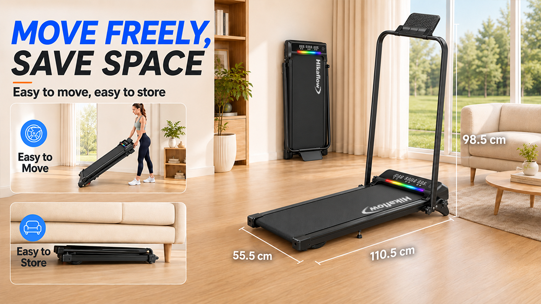 【COD】1-16KM Heavy Duty Electric Treadmill Walking Pad Foldable Running ...