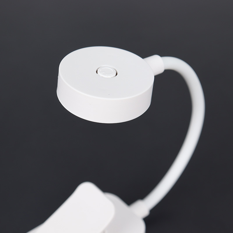 Battery Powered Clip Book Light, Mini LED Reading Lamp, 3 Color ...