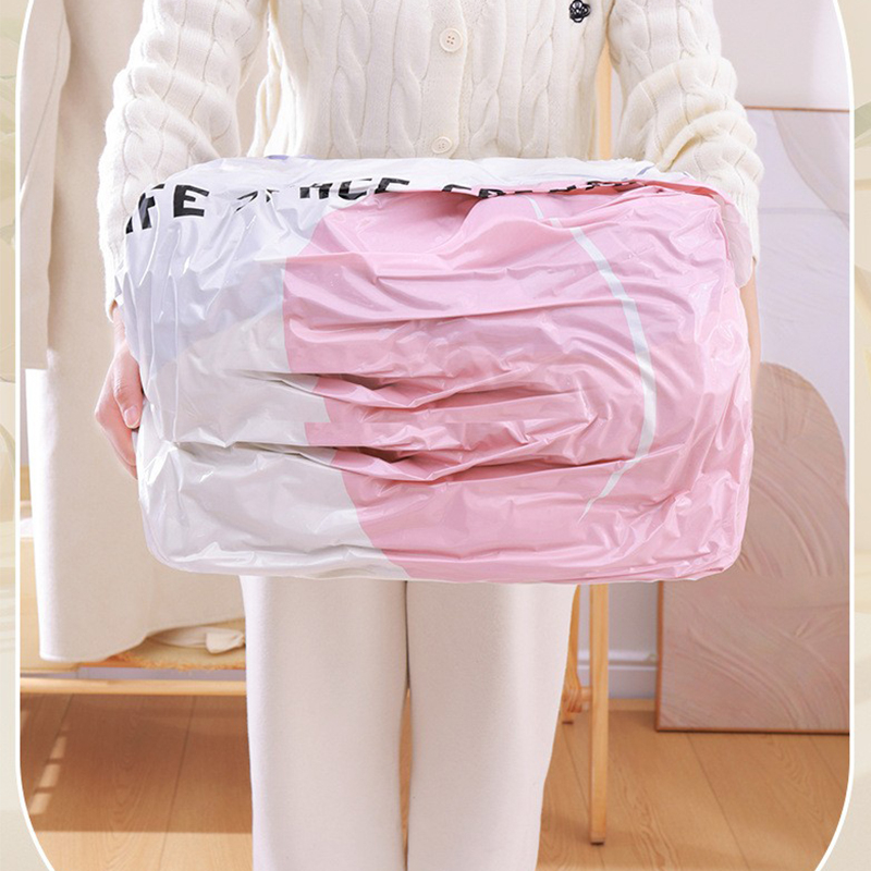 Standing No-Pump Vacuum Storage Bag Large Vertical Compression Bag for ...