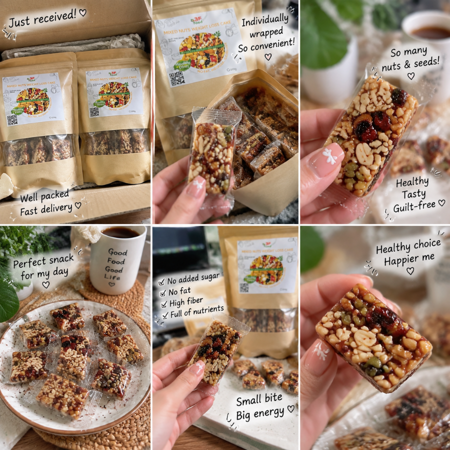Keto Friendly Mixed Nuts Cake | Low Sugar Snack | Premium Nut Dessert ...
