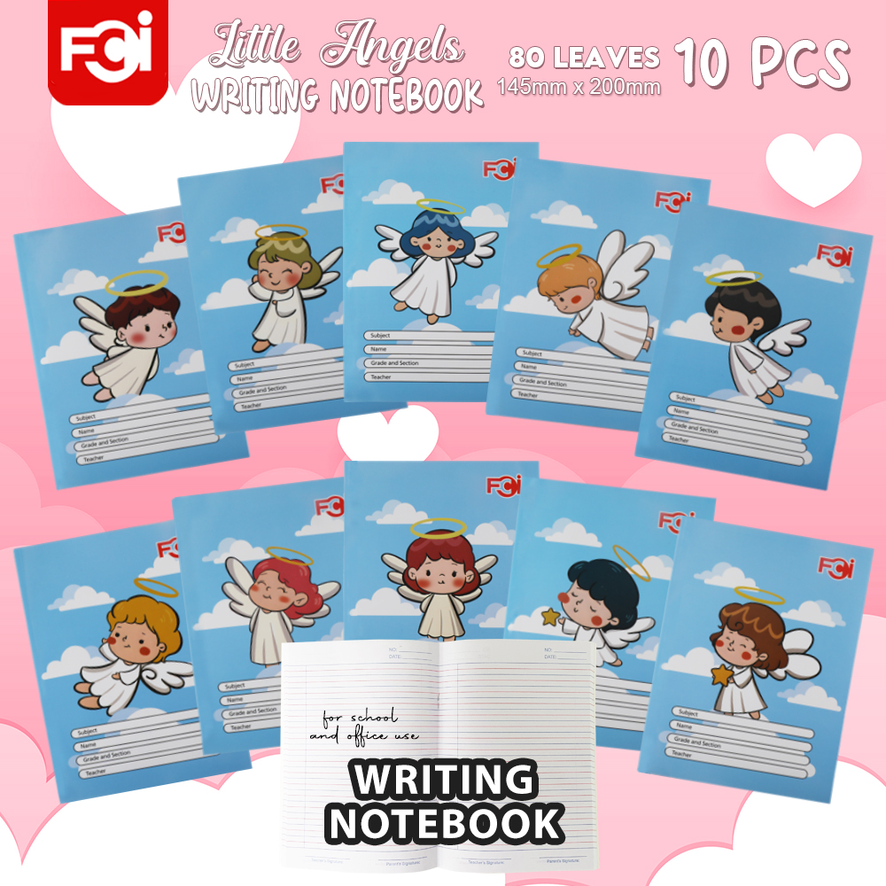FCI Writing Notebook 10pcs (SOLD PER REAM) Quality Paper, Durable Cover ...