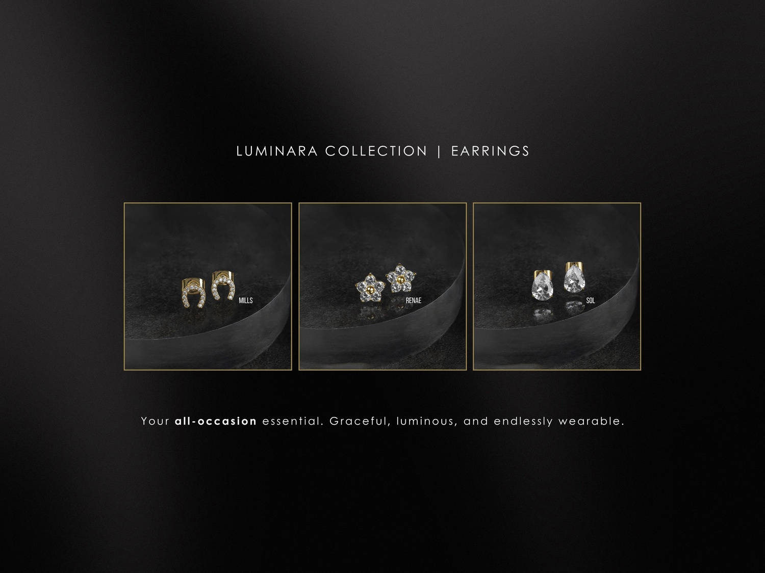 BURVON Luminara Collection Earrings | Shopee Philippines
