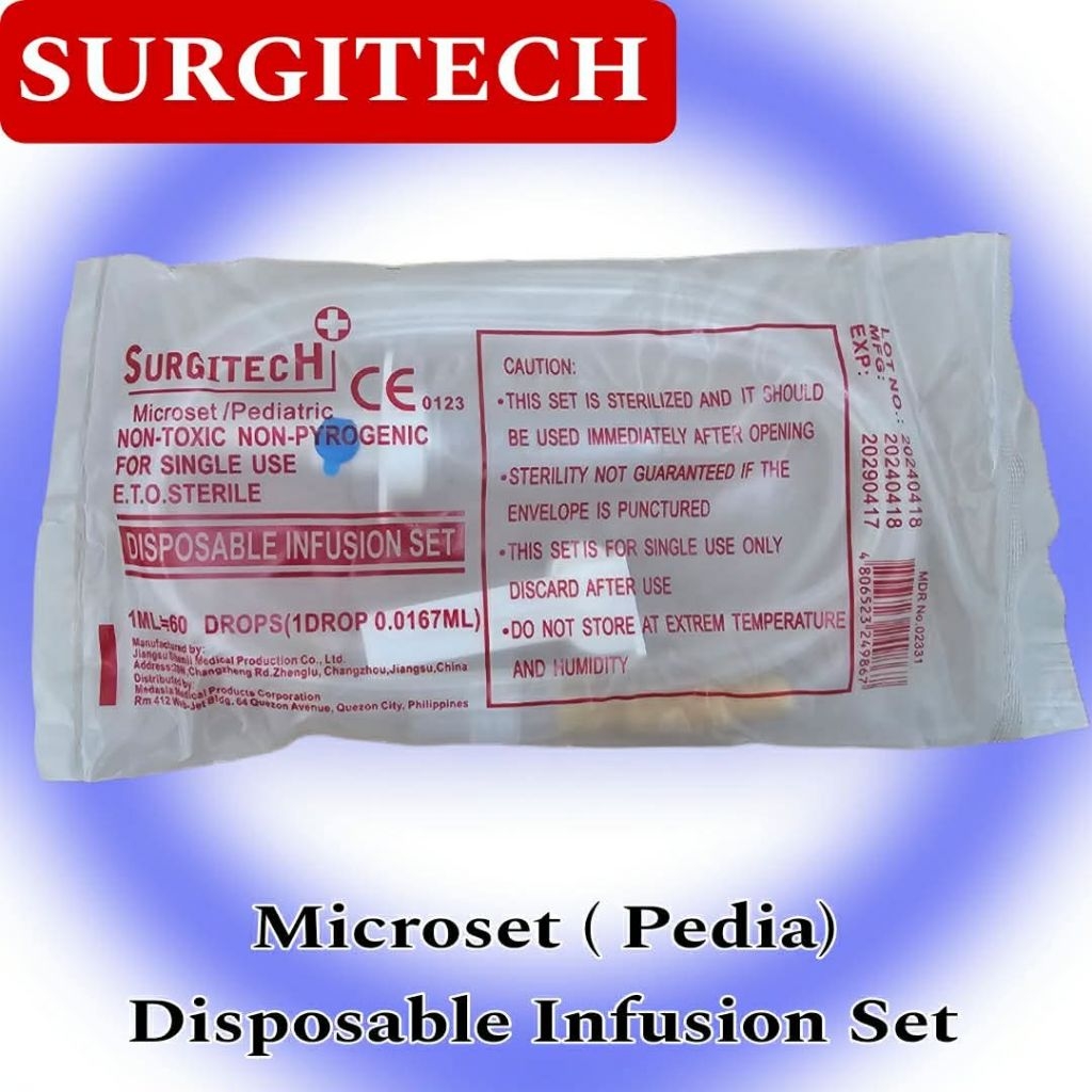 Microset PEDIA and Macroset ADULT IV Infusion Set by (HEXACARE ...