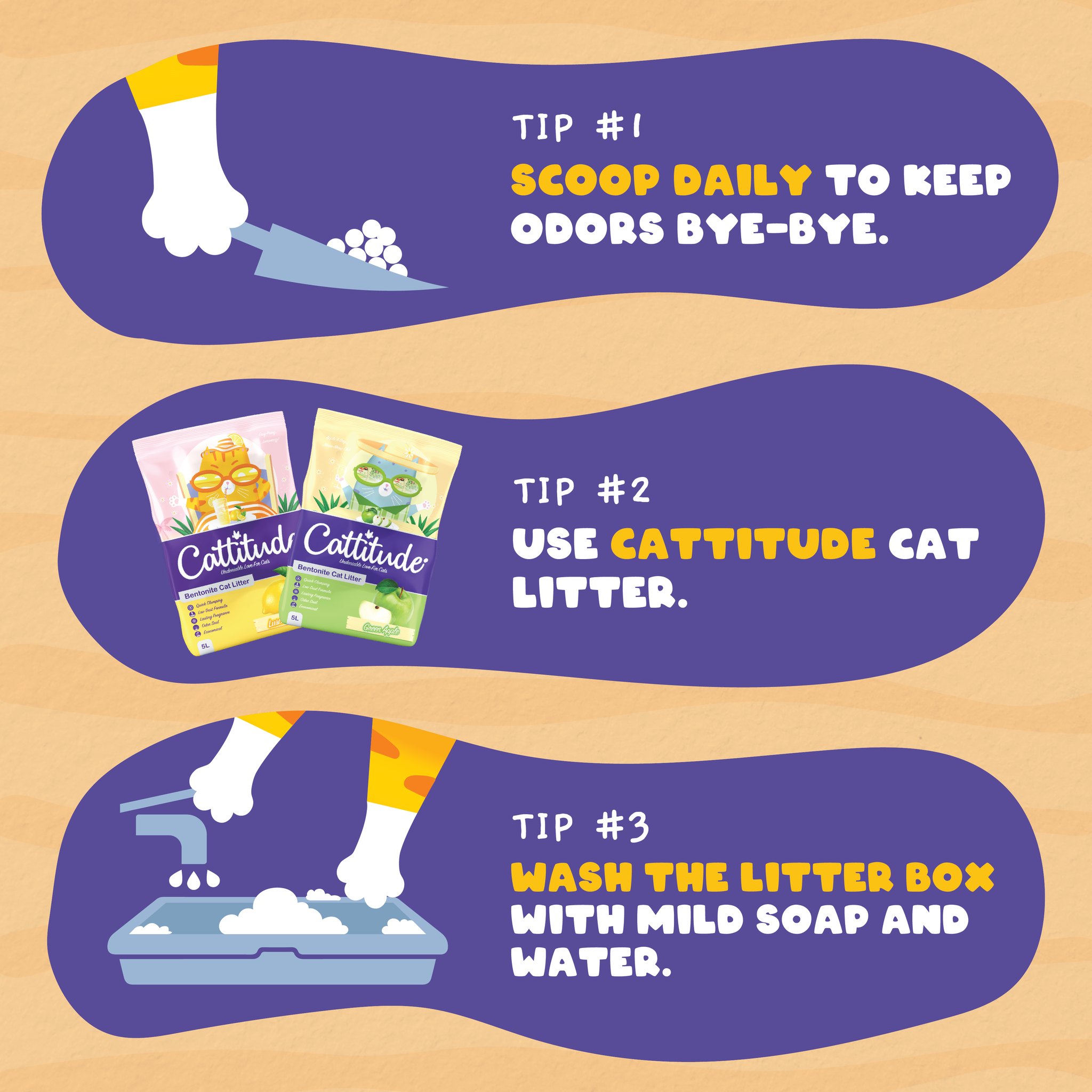 Cattitude Clumping Cat Litter 10L | Shopee Philippines