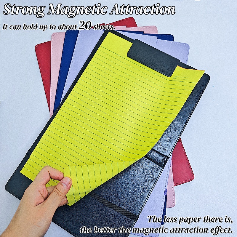 Long Clipboard with Magnetic Clip 360° Foldable Clipboard Paper ...