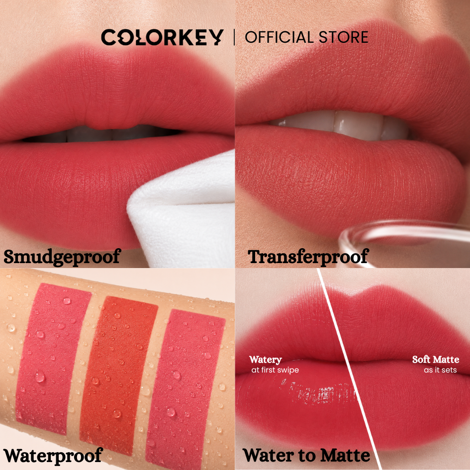 【COLORKEY】Soft Matte Water Tint 16H Long Lasting Transfer Proof ...