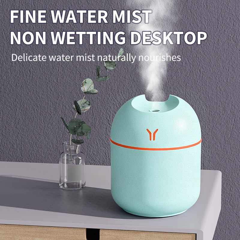 LXL 250ml Mini Ultrasonic Air Humidifier RGB Mood Light USB Home ...