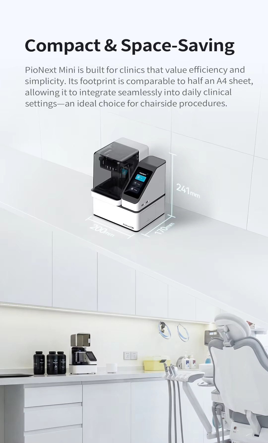 PioNext Mini chairside 3D printer for digital dentistry | Shopee ...