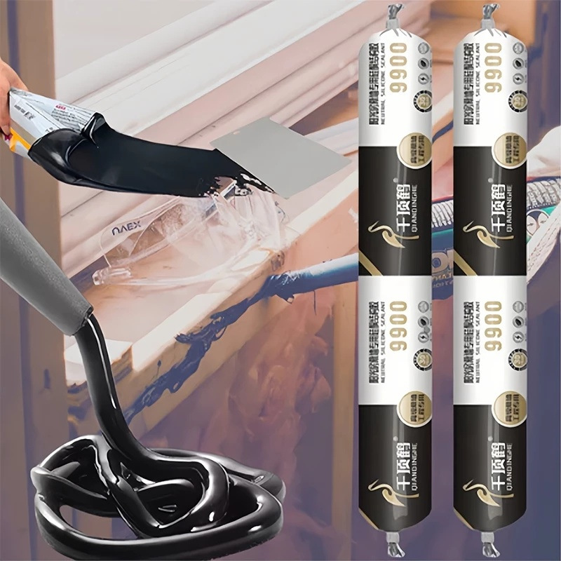 Neutral Silicone Sealant Adhesive QIANDINGHE 9900 Premium Weather ...