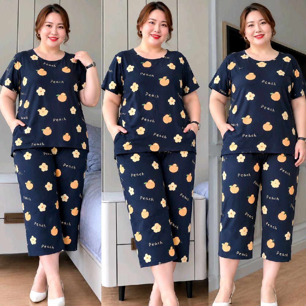 Plus Size Tokong Terno Set - Free Size XL-5XL - Korean Cotton Spandex ...