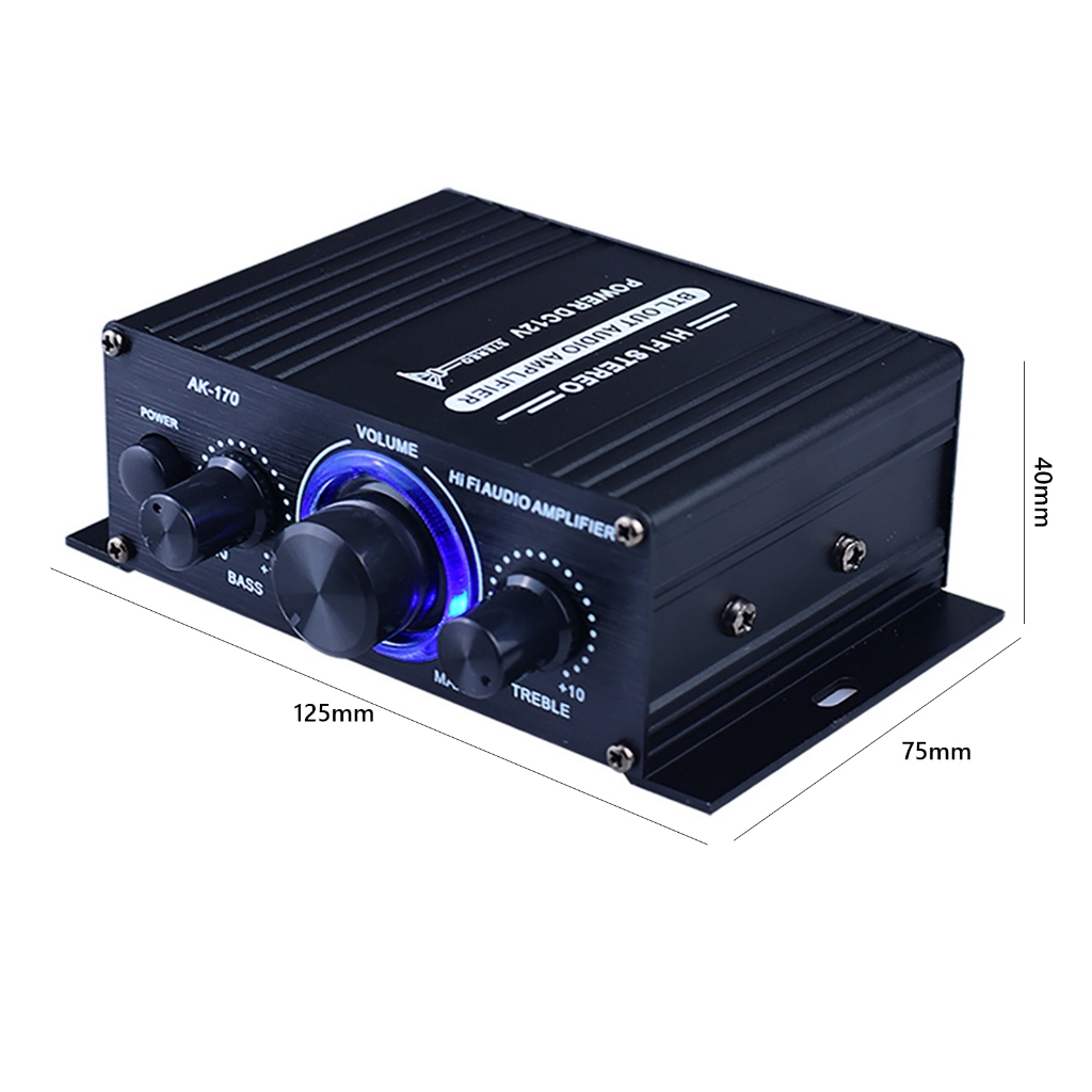 Powerful Sound in a Micro Footprint: Mini HiFi DC 12V Stereo Audio ...