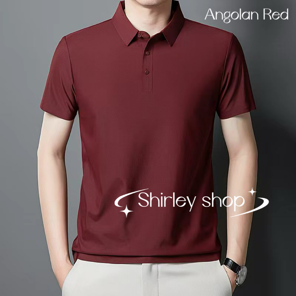 Ice Silk Quick-drying Zipper Or Button POLO Shirt Seamless For Men golf ...
