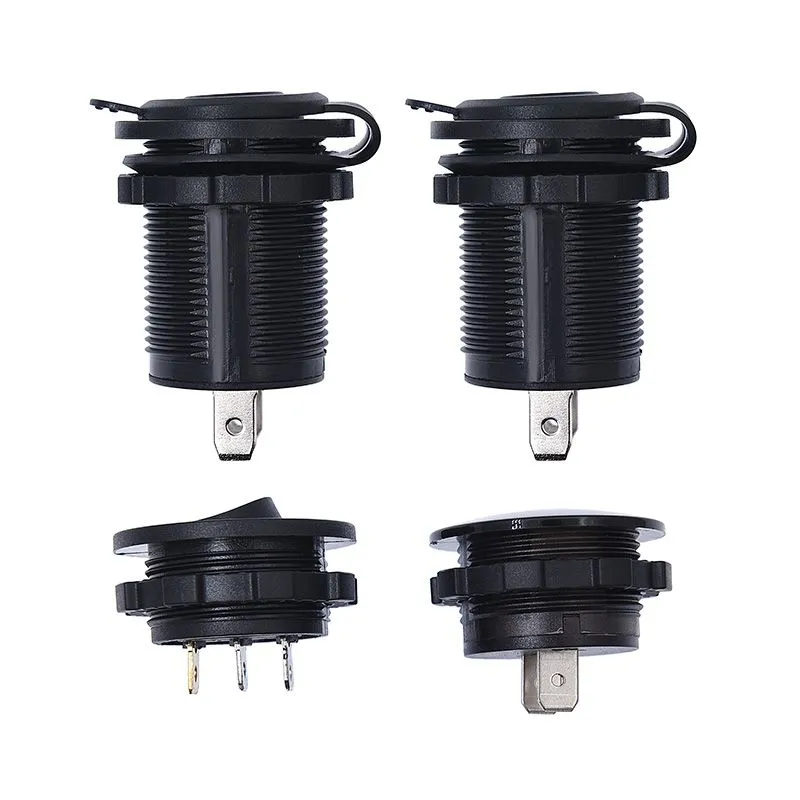 4-in-1 DIY Charger Socket Panel for Car, Truck Dual USB Fast Charging ...