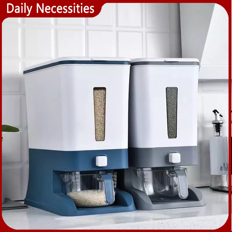 DN 8kg Rice Dispenser And Storage With Measuring Cup Shopee Philippines