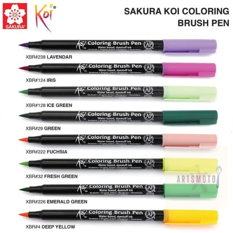 SAKURA Koi Coloring Brush Pens 