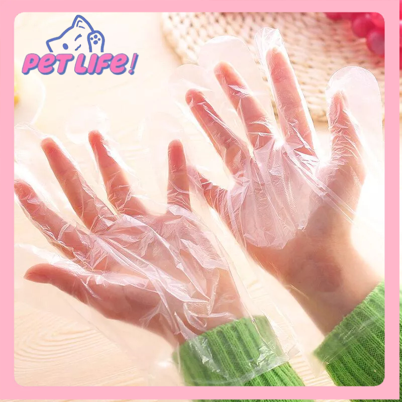 100Pcs High Quality Disposable Plastic Gloves Environmentally Friendly