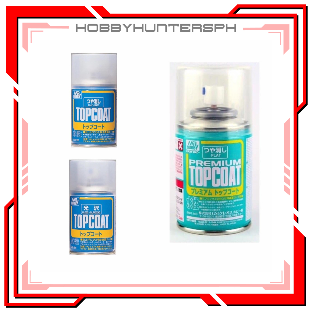 Hobby Topcoat Gloss Flat or Matt Semi-Gloss Premium for