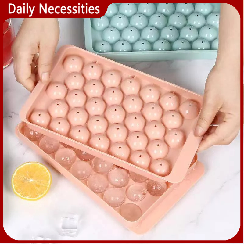 DN #33 Grids Round Ice Cube Whiskey Ice Cube Molder, Cube Maker Ball ...