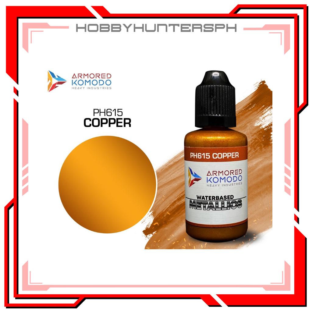 ArKom PH615 Copper Waterbased Acrylic Paint Armored Komodo | Shopee ...