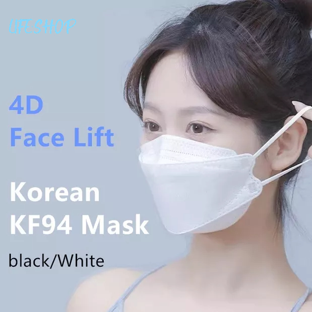 10pcs KF94 mask non-woven protective filter 4D Korean mask Protect The ...