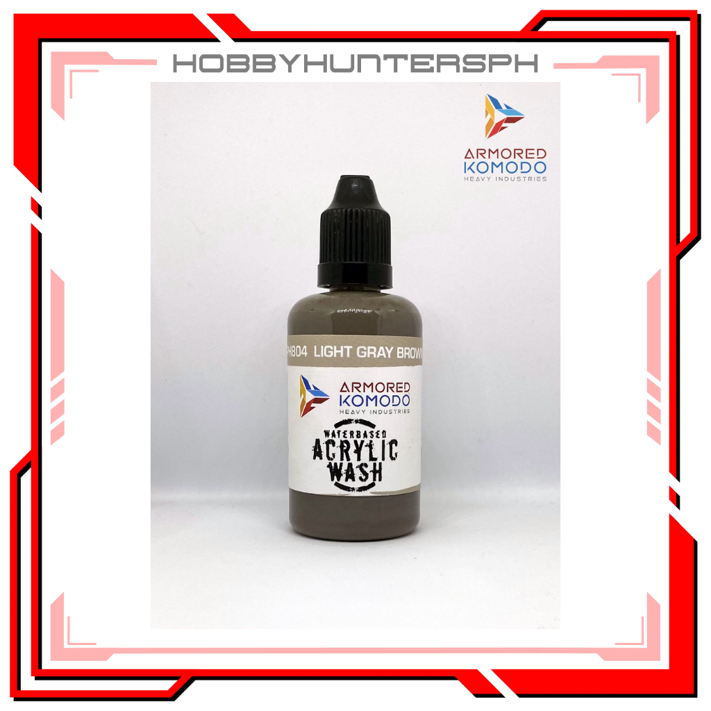 ArKom PH804 Light Gray Brown Waterbased Wash 50ml Armored Komodo ...