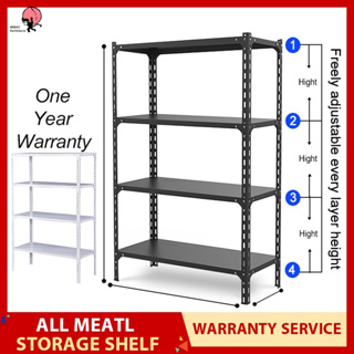 Rigma 5 Tier Garage Shelf, Heavy Duty Steel Shelving Unit, Adjustable Metal  Multi-use Storage Rack, Shelves for Garage Kitchen Office Warehouse