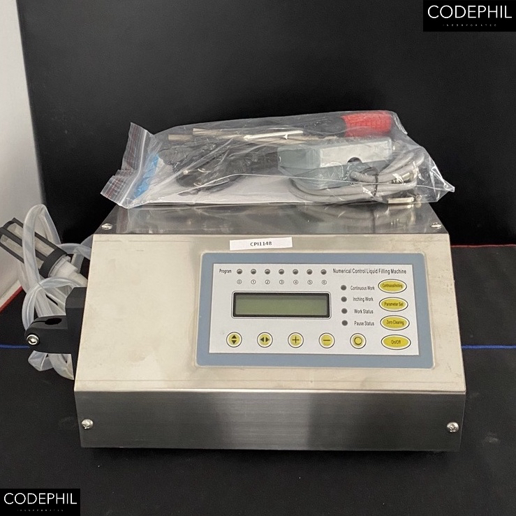 CPI GFK-160 Liquid Filling Machine Small Portable Digital Control Water ...