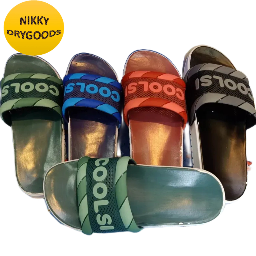 Fashionable Coolsi Mens slippers 4044Ushape style Different colors