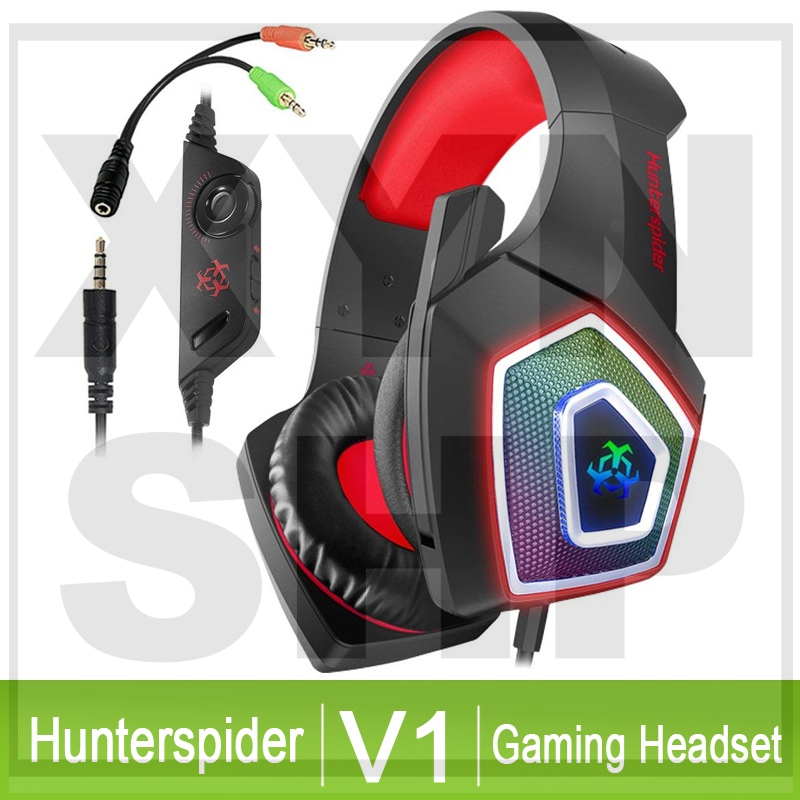 Hunterspider V1 Gaming Headset Stereo Heaphone With Microphone Colorful ...