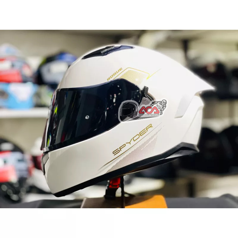 SPYDER ROGUE V2 Fullface Dual Visor Helmet (w/ Free Clear Visor ...