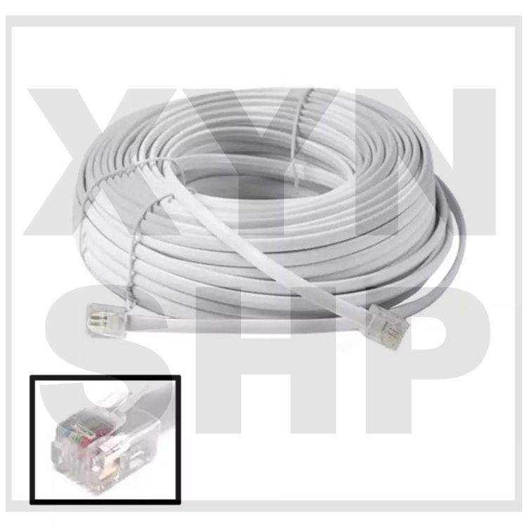 RJ11 Cable Telephone Line Wire Four-core Finished Customized Connection ...