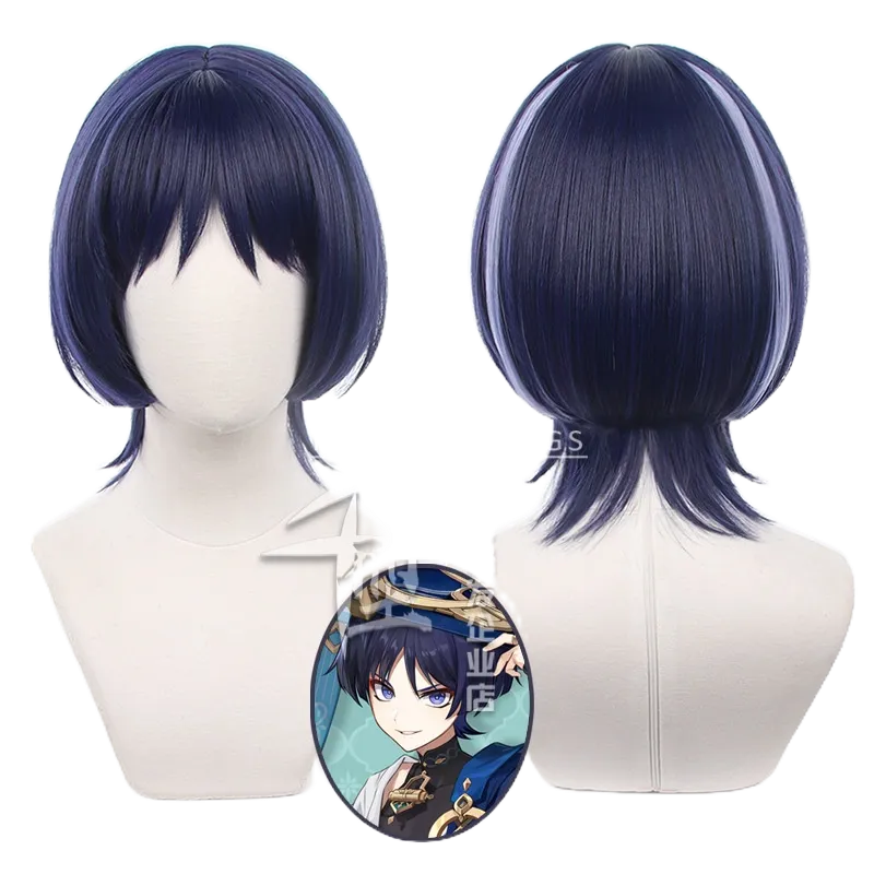 【SUBTLE WIG】 Wig Scaramouche Cosplay Scaramouche Wig Genshin Impact