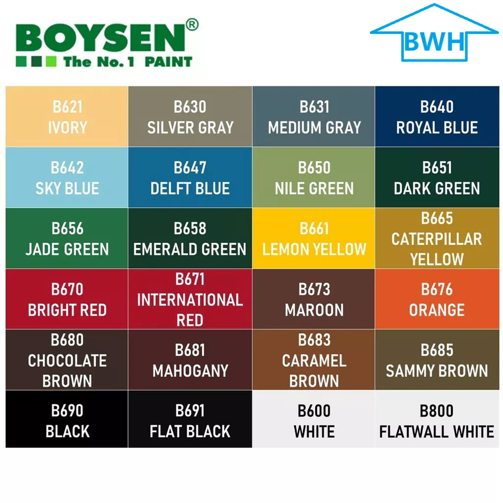 Boysen Quick Dry Enamel (1 Ltr) Shopee Philippines