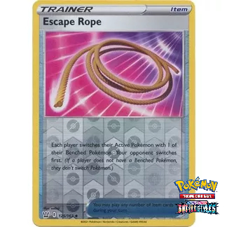 Pokemon Trading Card Game - Battle Styles - Escape Rope (Reverse Holo ...