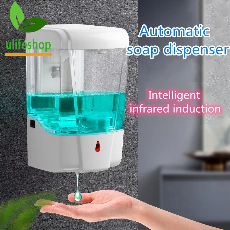 Automatic Liquid Soap Alcohol Disinfectant Dispenser 700ml Soap