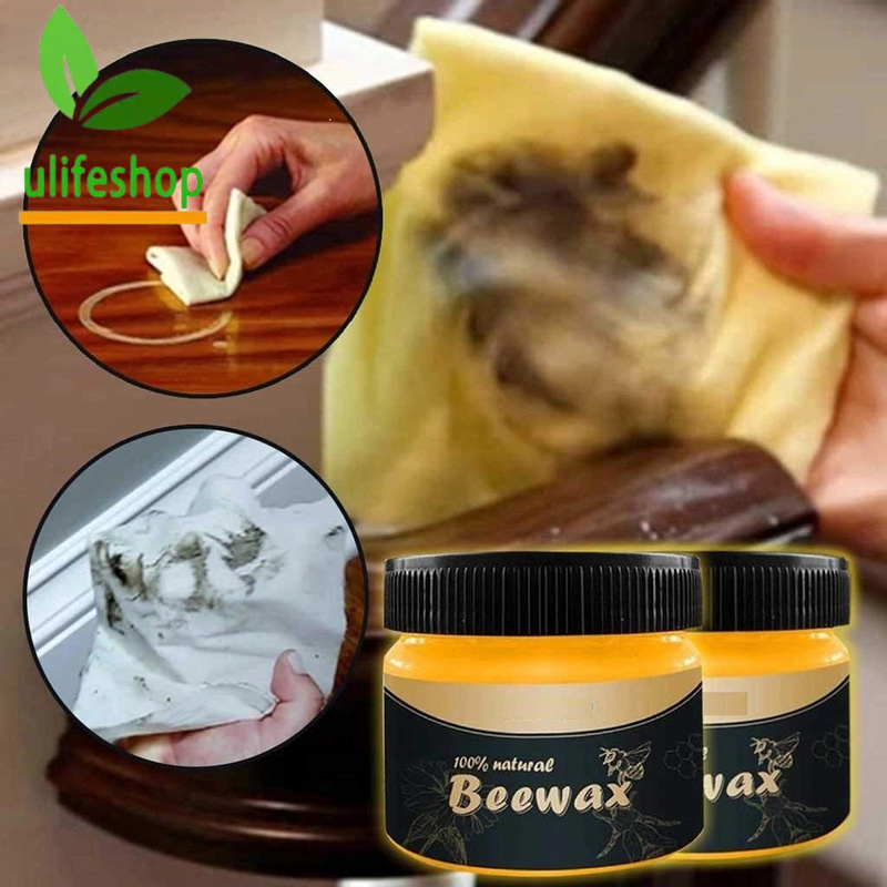  2PCS Beeswax Furniture Polish,Wood Seasoning Beewax -  Traditional Beeswax Polish for Wood&Furniture,All-Purpose Beewax for Wood  Cleaner and Polish Wipes - Non Toxic for Furniture to Beautify & Protect :  Health 