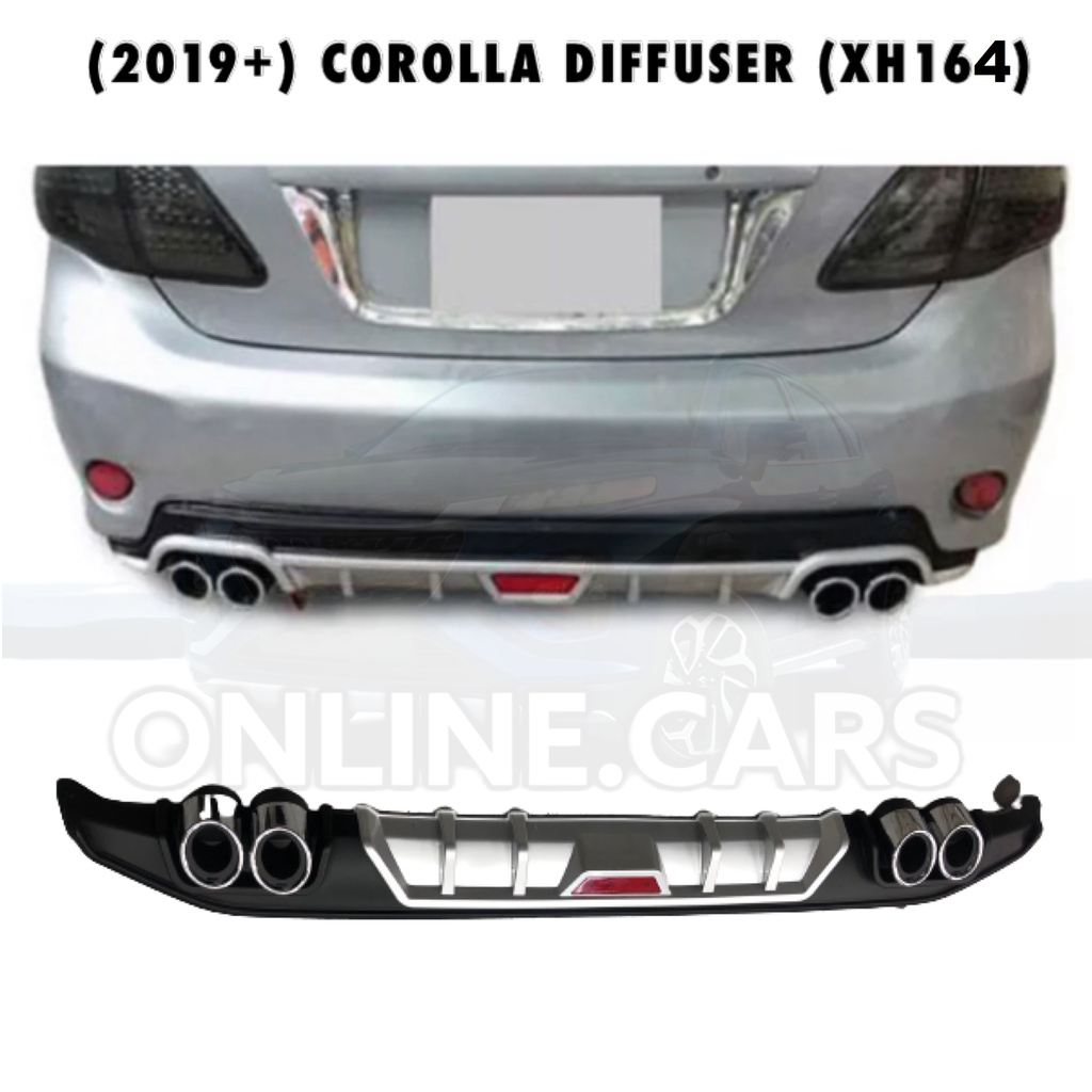 OC 2019 2020 2021 2022 2023 TOYOTA Corolla Car Rear Bumper Diffusers ...