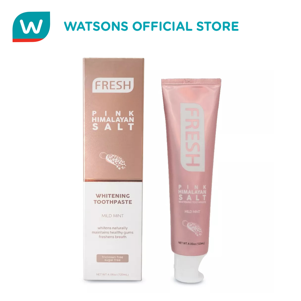 FRESH Pink Himalayan Salt Whitening Toothpaste 120ml | Shopee Philippines