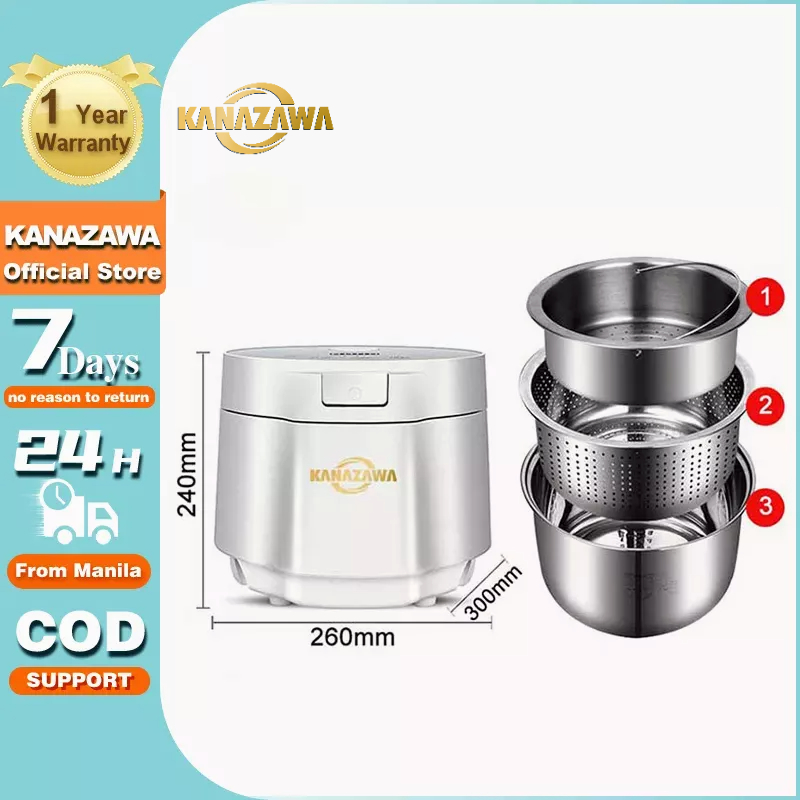 KANAZAWA Original 5L Lowsugar Desugar Rice Cooker Mulitfunctional