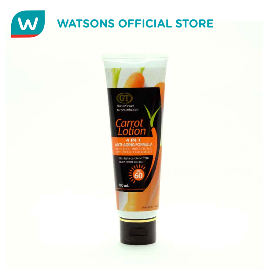 GT COSMETICS Carrot Lotion 100ml Shopee Philippines