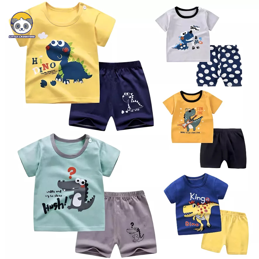 (0-4Y) Boy Clothes Corp Terno for Kids Fashion Sando Shorts Set Summer ...