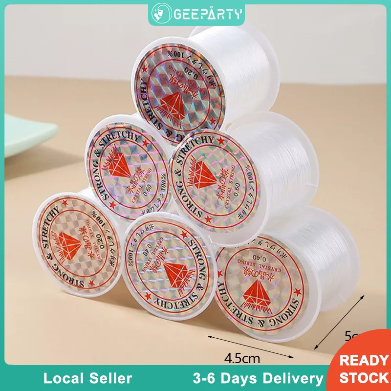 20/50/100M Nylon String Crystal transparent Rope for DIY Party