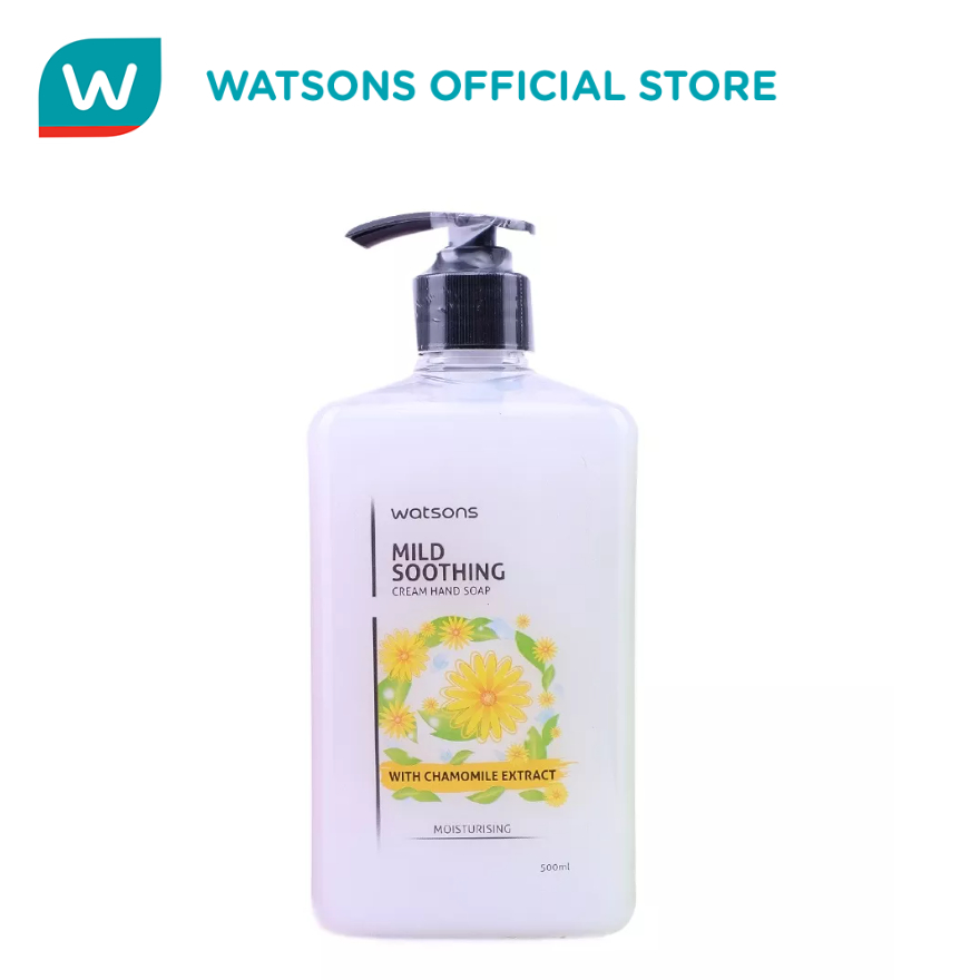 WATSONS Mild Soothing Cream Hand Soap 500ml Shopee Philippines